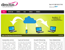 Tablet Screenshot of directus.co.in